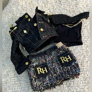 Rainbow High 24” Amaya Raine Doll Outfit•Jacket, Top &RH Tweed Skirt•Replacement